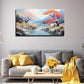 Streams Woods Wall Art Canvas Office Home Room Framed 80x45cm