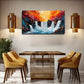 Funny Waterfall Suitable Wall Art Canvas Office Home Room Framed 80x45cm