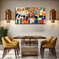 Vibrant Colorful Student Wall Art Canvas Office Home Room Framed 120x60cm