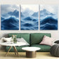 3pcs The Original Mono Wave Design Metal Print Ready to Hang Art