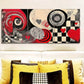 3pcs Art Painting Spiral Of Gray Shadows Metal Print Ready to Hang Art