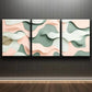 3pcs Abstract Shapes and Soft Pastel Colors Metal Print Ready to Hang Art
