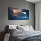 Scene of An Observatory Wall Art Canvas Office Home Room Framed 120x60cm