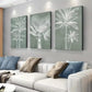 3pcs Tropical Palm & Banana Leaves Canvas Framed 40x60cm - High Quality Print 100% Australian Made Wall Canvas Ready to Hang