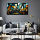 Abstract People Perfect Wall Art Canvas Office Home Room Framed 80x45cm
