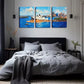 3pcs Sydney, Opera House Wall Art Set Canvas Framed 40x60cm - High Quality Print 100% Australian Made Wall Canvas Ready to Hang