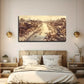 Chinese Cityscape Wall Art Canvas Office Home Room Framed 80x45cm