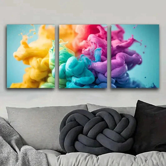 3pcs Color in the Painting Beautiful Different Wall Art Set Canvas Framed 40x60cm - High Quality Print 100% Australian Made Wall Canvas Ready to Hang