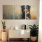 3pcs Adorable Dog Metal Print Ready to Hang Art