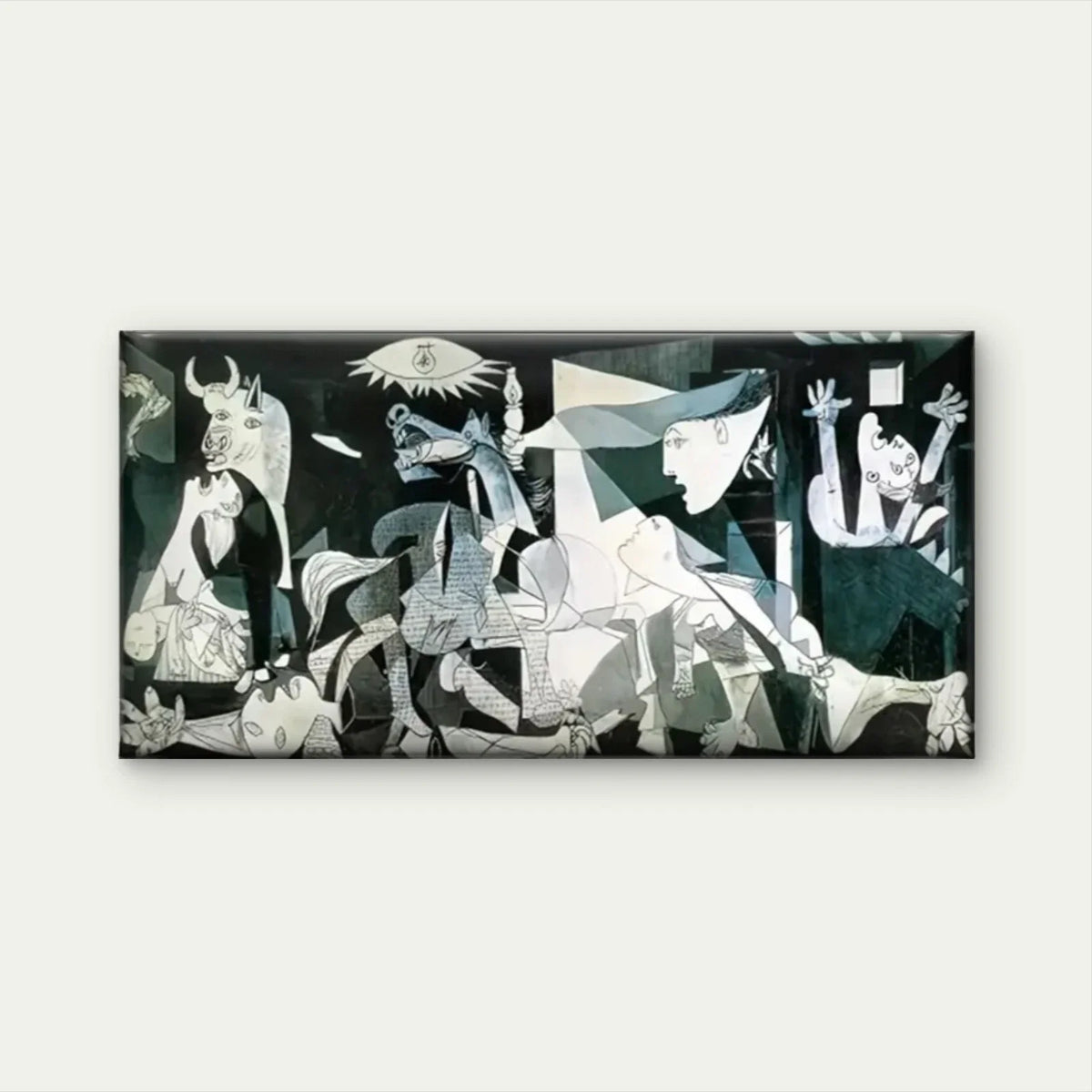 Someones Abstract White Wall Art Canvas Office Home Room Framed 120x60cm