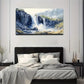 White Water Mist Diffused Air Wall Art Canvas Office Home Room Framed 120x60cm