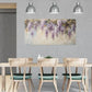Purple Broken Flowers wall canvas office home room framed 120x60cm