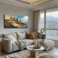Sea Realistic Aesthetic Décor Wall Art Canvas Office Home Room Framed 120x60cm
