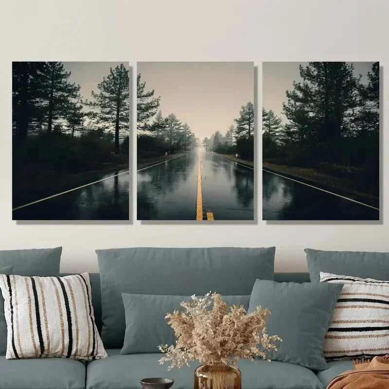3pcs The Most Mysterious Monument on Earth Metal Print Ready to Hang Art