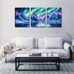 3pcs Mountain Covered with Snow Specific Style Wall Art Set Canvas Framed 40x60cm - High Quality Print 100% Australian Made Wall Canvas Ready to Hang