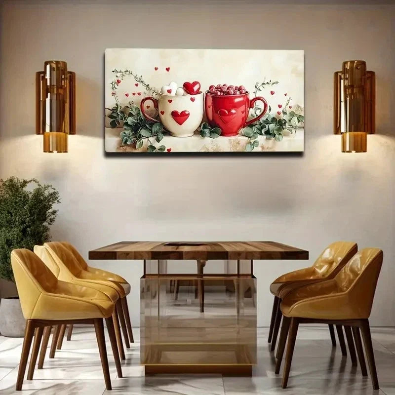 Green Leaves Underwater Scene Wall Art Canvas Office Home Room Framed 120x60cm