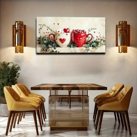 Green Leaves Underwater Scene Wall Art Canvas Office Home Room Framed 120x60cm