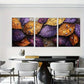3pcs Autumn Leaves with Water Droplets Wall Art Set Canvas Framed 40x60cm - High Quality Print 100% Australian Made Wall Canvas Ready to Hang