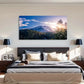 Scenery Landscape Trees Pine Wall Art Canvas Office Home Room Framed 120x60cm