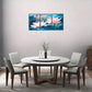 3pcs Versatile Spaces for Lotus Flower Mural Metal Print Ready to Hang Art