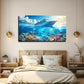 Vibrant Underwater Scene Ocean Wall Art Canvas Office Home Room Framed 120x60cm