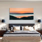 Natural Scenery Under Orange Wall Art Canvas Office Home Room Framed 120x60cm