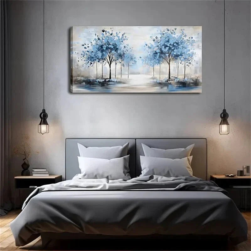 Realistic Winter & Spring Wall Art Canvas Office Home Room Framed 120x60cm