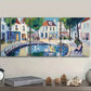 3pcs Ancient city canal Metal Print Ready to Hang Art