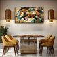 Running Horse Modern Wall Art Canvas Office Home Room Framed 120x60cm