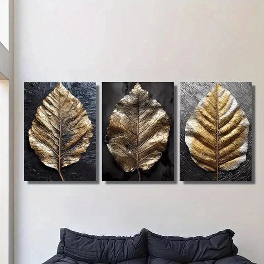 3pcs Summer Season, Animal Print Portrait Metal Print Ready to Hang Art