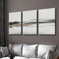 3pcs Misty Beige Landscape Painting Wall Art Set Canvas Framed 40x60cm - High Quality Print 100% Australian Made Wall Canvas Ready to Hang