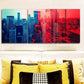 3pcs Geometric city, Painting  Wall Art Set Canvas Framed 40x60cm - High Quality Print 100% Australian Made Wall Canvas Ready to Hang