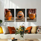 3pcs Funny Egg Playful Cartoon Perfect Wall Art Set Canvas Framed 40x60cm - High Quality Print 100% Australian Made Wall Canvas Ready to Hang