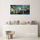3pcs Fish decoration poster with Golden and Golden Metal Print Ready to Hang Art