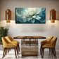 Elegant Blooming Flower Design Wall Art Canvas Office Home Room Framed 120x60cm