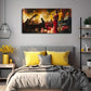 Elegant Singer and Pianist Lily Wall Art Canvas Office Home Room Framed 80x45cm