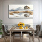 Serene Landscape Desert Wall Art Canvas Office Home Room Framed 80x45cm