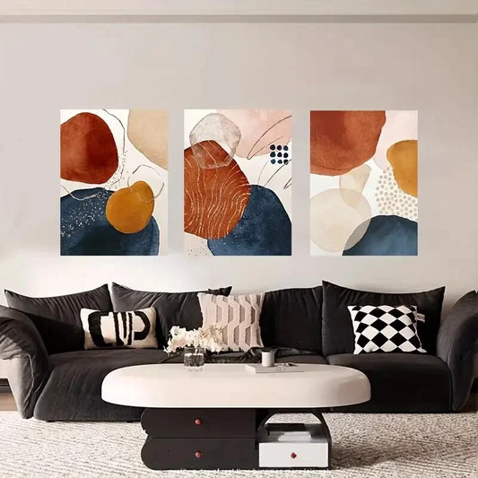 3pcs Cell Decorative Paintings Metal Print Ready to Hang Art
