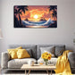 Minimalist Solid Pattern Sunset Wall Art Canvas Office Home Room Framed 120x60cm