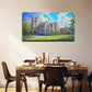 Classical Church Landscape Wall Art Canvas Office Home Room Framed 120x60cm