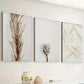3pcs Featuring Hay And Dried Flowers, Embodying  Wall Art Set Canvas Framed 40x60cm - High Quality Print 100% Australian Made Wall Canvas Ready to Hang