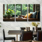 3pcs Bangalore Monsoon Cozy Indian Art Print Metal Print Ready to Hang Art