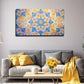 Bohemian Modern Abstract Wall Art Canvas Office Home Room Framed 80x45cm