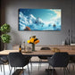 Whimsical Cloud-Stacking Island Wall Art Canvas Office Home Room Framed 120x60cm