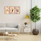 3pcs Leopard Toucan Sloth Animal Safari Art Metal Print Ready to Hang Art