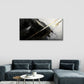 Black And White Abstract Wall Art Canvas Office Home Room Framed 120x60cm