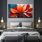 Vibrant Floral Wall Art Canvas Office Home Room Framed 80x45cm