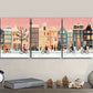 3pcs Fairytale Town, Luxurious Wall Art Set Canvas Framed 40x60cm - High Quality Print 100% Australian Made Wall Canvas Ready to Hang