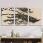 3pcs Travel photography, Chinese retro Metal Print Ready to Hang Art