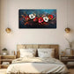 Modern Minimalist Vibrant Flora Wall Art Canvas Office Home Room Framed 120x60cm